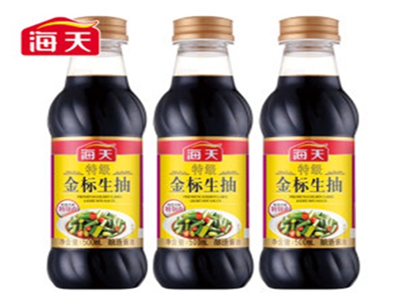 海天特級(jí)金標(biāo)生抽500ml