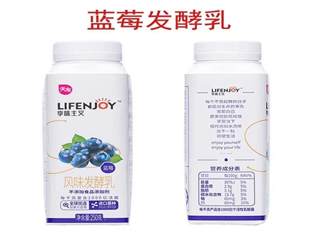 天友淳源高品發(fā)酵乳藍莓味250g